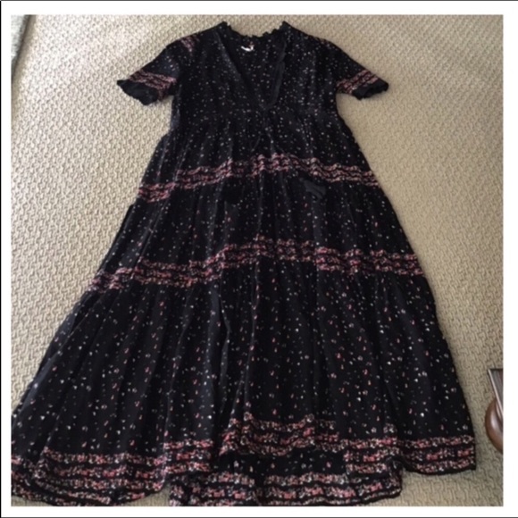 Free People Rare Feeling Ditsy Print Maxi.  NWT. - Picture 7 of 8